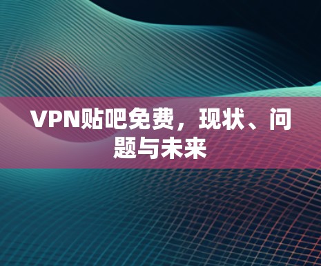 VPN贴吧免费,现状、问题与未来 VPN贴吧免费,现状、问题与未来