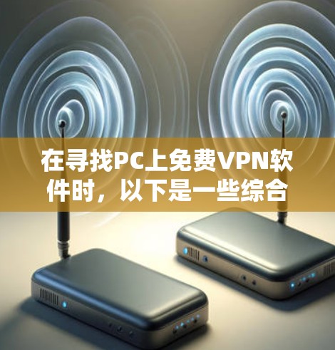 在寻找PC上免费VPN软件时,以下是一些综合考虑的因素和推荐 在寻找PC上免费VPN软件时,以下是一些综合考虑的因素和推荐