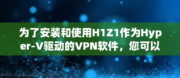 为了安装和使用H1Z1作为Hyper-V驱动的VPN软件，您可以按照以下步骤进行