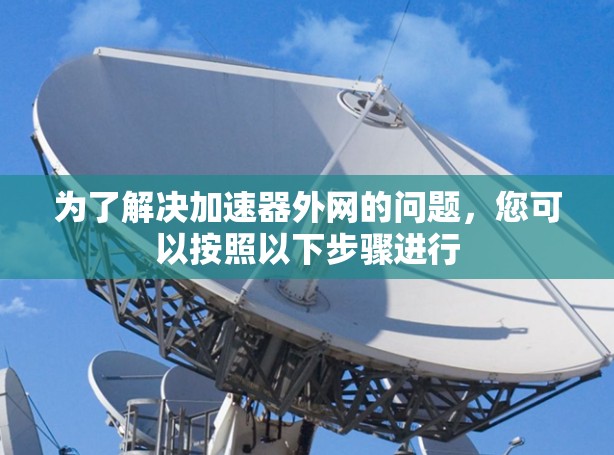 为了解决加速器外网的问题，您可以按照以下步骤进行