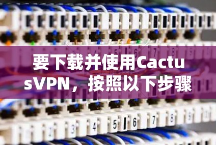 要下载并使用CactusVPN，按照以下步骤操作