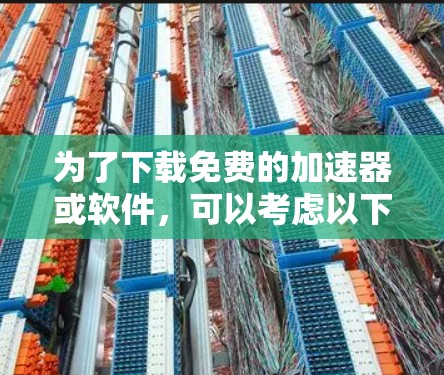 为了下载免费的加速器或软件，可以考虑以下步骤