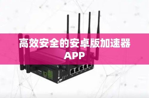 高效安全的安卓版加速器APP