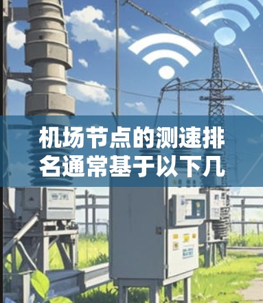 机场节点的测速排名通常基于以下几个指标