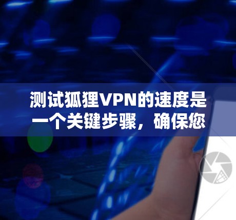 测试狐狸VPN的速度是一个关键步骤，确保您能够安全有效地使用该服务。以下是一个详细的步骤指南