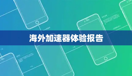 海外加速器体验报告
